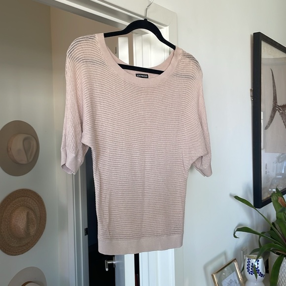 Express Sheer Open Knit Sweater - Picture 3 of 7